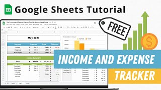 How to Build an Income and Expense Tracker from Scratch  Google Sheets TUTORIAL Budget Spreadsheet [upl. by Anafetse]