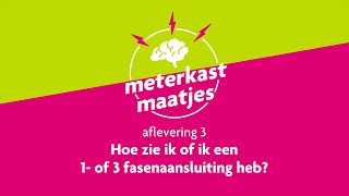 Hoe zie ik of ik een 1 of 3 fasenaansluiting heb  Meterkast Maatjes  Afl 3 [upl. by Nunci183]