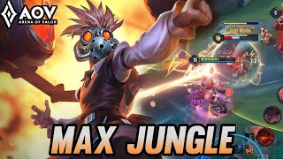 AOV  MAX GAMEPLAY  IN JUNGLE  ARENA OF VALOR LIÊNQUÂNMOBILE ROV [upl. by Soisanahta562]