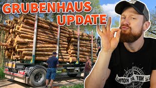 GRUBENHAUS 20 Update 🤗 Unveröffentlichtes Bildmaterial vom BUSHCRAFT SHELTER  Fritz Meinecke [upl. by Atronna]