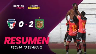 Imbabura SC 0  2 Deportivo Cuenca Resumen Fecha 13  2da Etapa  LigaPro Ecuabet [upl. by Coleen]