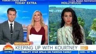 STRANGE MOMENT WITH KOURTNEY KARDASHIAN  MK ULTRA VICTIM [upl. by Arley790]