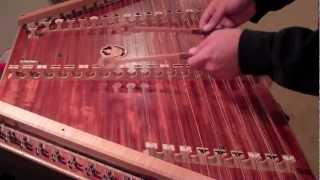 quotO Holy Nightquot on Solo Hammered Dulcimer [upl. by Lemaceon276]