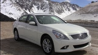 2012 Infiniti G25 AWD 060 MPH High Altitude Colorado Review [upl. by Nij]