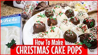 How To Make Cake Pops  Vlogmas Day 9 [upl. by Alyakcim]