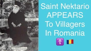 4Miracle of St Nektarios APPEARING in The Romanian Village [upl. by Eustazio]