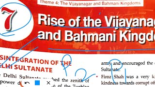 ICSE class 7 history chapter 7 Rise of the Vijaynagar and Bahmani Kingdoms [upl. by Airahs792]