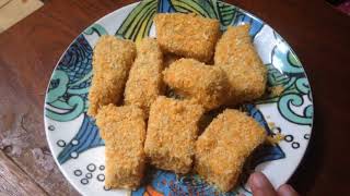 Cara membuat banana nugget  pisang nugget simple dan mudah  ANVLOG 13 RESEP [upl. by Neik]