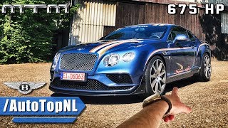 675HP Bentley Continental GT V8 MTM REVIEW POV Test Drive by AutoTopNL [upl. by Naitirb307]