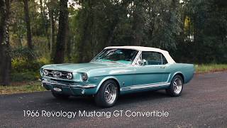 Production Car Review  Tahoe Turquoise 1966 Revology Mustang GT Convertible [upl. by Marasco129]