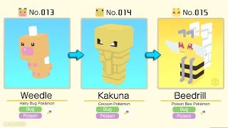 Pokémon Quest Weedle Evolved Into Kakuna  Beedrill  Pokémon Evolution Tips and Guides [upl. by Kalie]