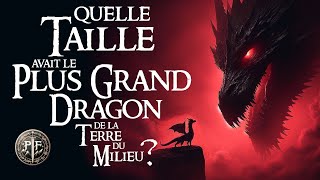 Quelle était la taille dAncalagon le Noir   Analyse du plus grand dragon de la Terre du Milieu [upl. by Chiarra]