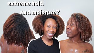 WE LOVE TRYING A NEW GEL  Extreme Hold Gel Wash and Go Heyknottygirl Hair [upl. by Ponce]