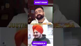 MOOSEWALA vs AMRIT MAANjusticeforsidhumosewala sidhumoosewala song [upl. by Enattirb711]