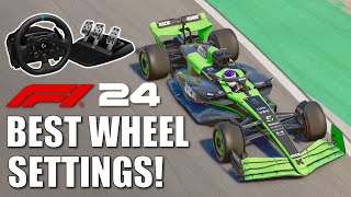 F1 24 Best Logitech G923G920G29 Wheel Settings Xbox PS5 PC [upl. by Aiken]