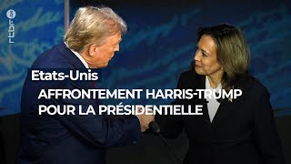 EtatsUnis  premier affrontement direct entre Harris et Trump pour la présidentielle  RTBF Info [upl. by Corder]