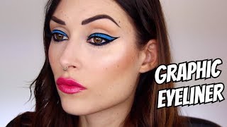 EYELINER GRAFICO MAKEUP TUTORIAL  CherylPandemonium [upl. by Sile]