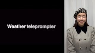 Teleprompter practice [upl. by Anitsrik]