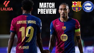 Barcelona vs Alaves  Match Preview La Liga 202425 [upl. by Oidacra475]