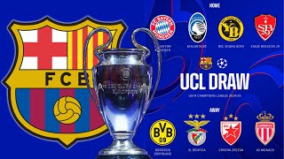 Los rivales del Barça en la nueva Champions League [upl. by Ymer]