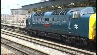 CLASS 55 55019 ROYAL HIGHLAND FUSILIER DELTIC RAIL TOUR 1999 [upl. by Evilc878]