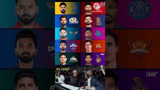 Ipl 2025 all team captions ipl cricket shorts ytshorts [upl. by Aranahs]