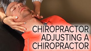 Chiropractic Spinal and Neck Adjustment on a Chiropractor Female Doctor Male Patient [upl. by Hyacintha200]