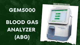 GEM 5000 BLOOD GAS ANALYSER [upl. by Carmencita]