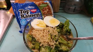 Maruchan Ramen Noodle Soup Soy Sauce Vegetarian Flavor  Review with Tutorial and Recipe [upl. by Bozovich]