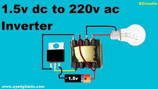 15v to 220v  dc to ac Inverter [upl. by Lindholm]