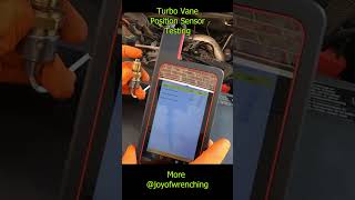 Duramax turbo vane position sensor testing and replacement [upl. by Rennerb373]