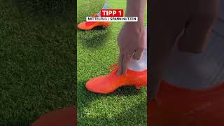 SO VERBESSERT IHR EUREN VOLLSPANNSCHUSS⚽️🚀 fussball tipps tricks tutorial shorts [upl. by Heffron]