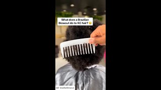 What Does A Brazilian Blowout Do To 4c Hair [upl. by Kaylil]