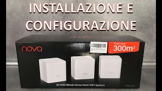 Presentazione e Installazione NOVA MW5G 3 pack AC1200 by TENDA  wifi extender [upl. by Lucius220]