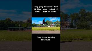 ✅️Long jump amp Running Workout youtubeshorts longjump running fitness [upl. by Lesab]