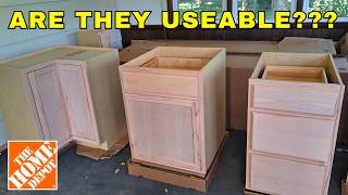 Are Home Depot Unfinished Cabinets Any Good [upl. by Belda176]