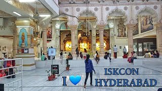 Inside the Beautiful ISKCON Temple at Abids Hyderabad  Temple Tour ISKCONHyderabadAbids [upl. by Notserp]