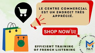 Le centre commercial est un endroit très apprécié Learn French with Stories A1A2 [upl. by Lindsay]