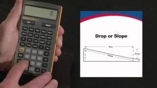 How to do Drop or Slope Calculations  Construction Master 5 [upl. by Brad]