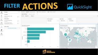 Filter Actions in AWS QuickSight [upl. by Jard]