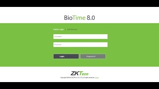 Biotime software loading problem solution ZKTeco biotime [upl. by Kunin274]