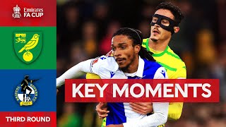 Norwich City v Bristol Rovers  Key Moments  Third Round  Emirates FA Cup 202324 [upl. by Eicyaj]