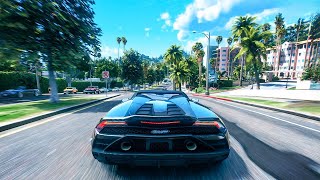 Lamborghini Huracan Evo Spyder ▸ GTA 5 ULTRA REALISTIC GRAPHICS GAMEPLAY No Copyright Gameplay1080 [upl. by Morganne190]