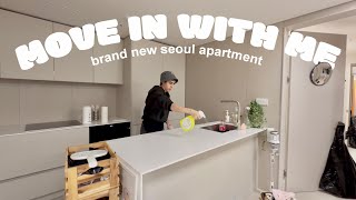 moving in my brand new seoul apartment day 1974 of living in south korea vlog [upl. by Oliviero]