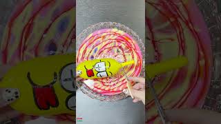 MAKING SLIME WITH BALLOON VS PIPING BAG shorts [upl. by Constantin]