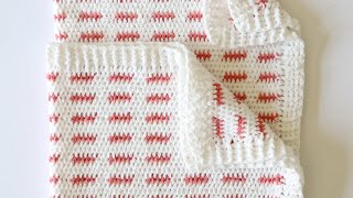 Crochet Ribbed Blanket Border [upl. by Hteik]