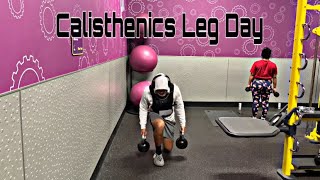 NO TALKING…CALISTHENICS LEG DAY [upl. by Orapma]