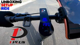 1PLUS S10 EScooter Unboxing Setup and Ride [upl. by Cas]