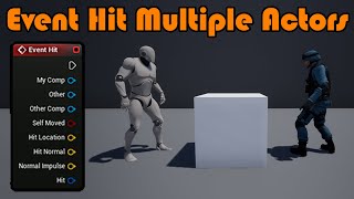 Search For Multiple Actors On Event Hit Or Event Begin Overlap  Unreal Engine 4 Tutorial [upl. by Attlee667]