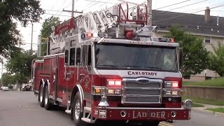 Carlstadt Fire Department Ladder 1 Responding 71316 [upl. by Ojyma]